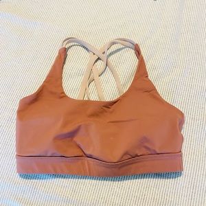Lululemon Energy Bra sz 6 blush color